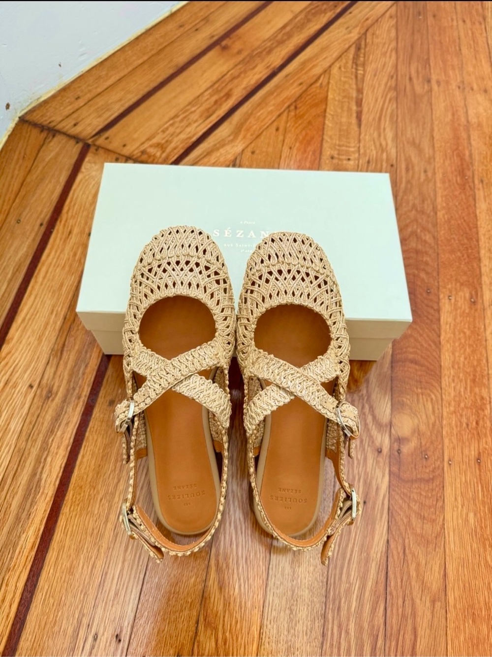 (Sold) Sezane Low Nala Ballerinas Mary Jane Flats - Picture 7 of 7